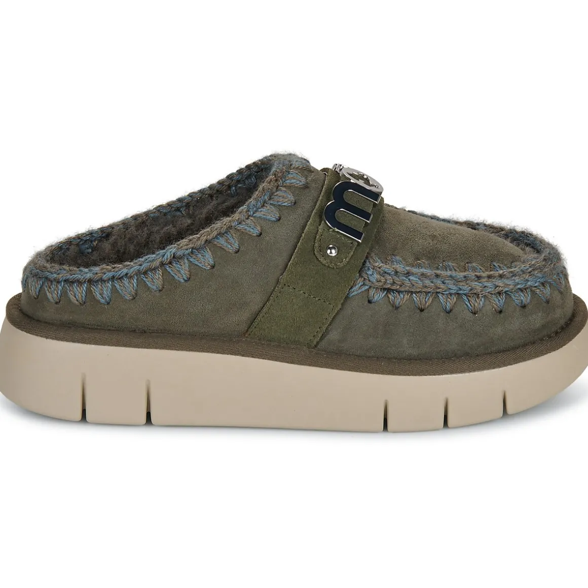 Mou Bounce Clog Metal Logo