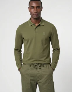 Polo-t-shirts m. lange ærmer BOSS