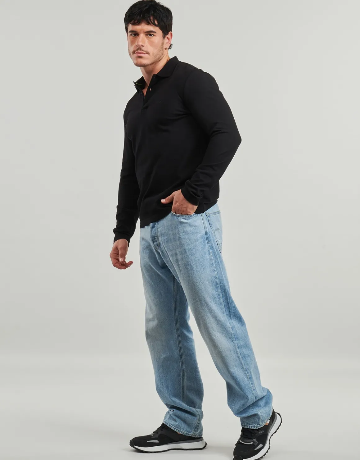 Polo-t-shirts m. lange ærmer BOSS