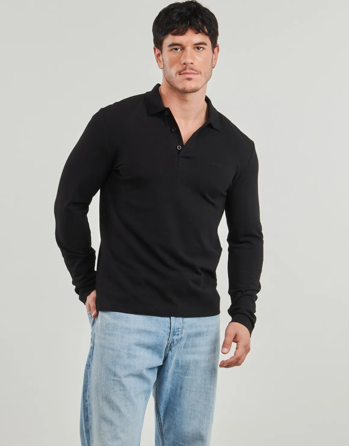 Polo-t-shirts m. lange ærmer BOSS