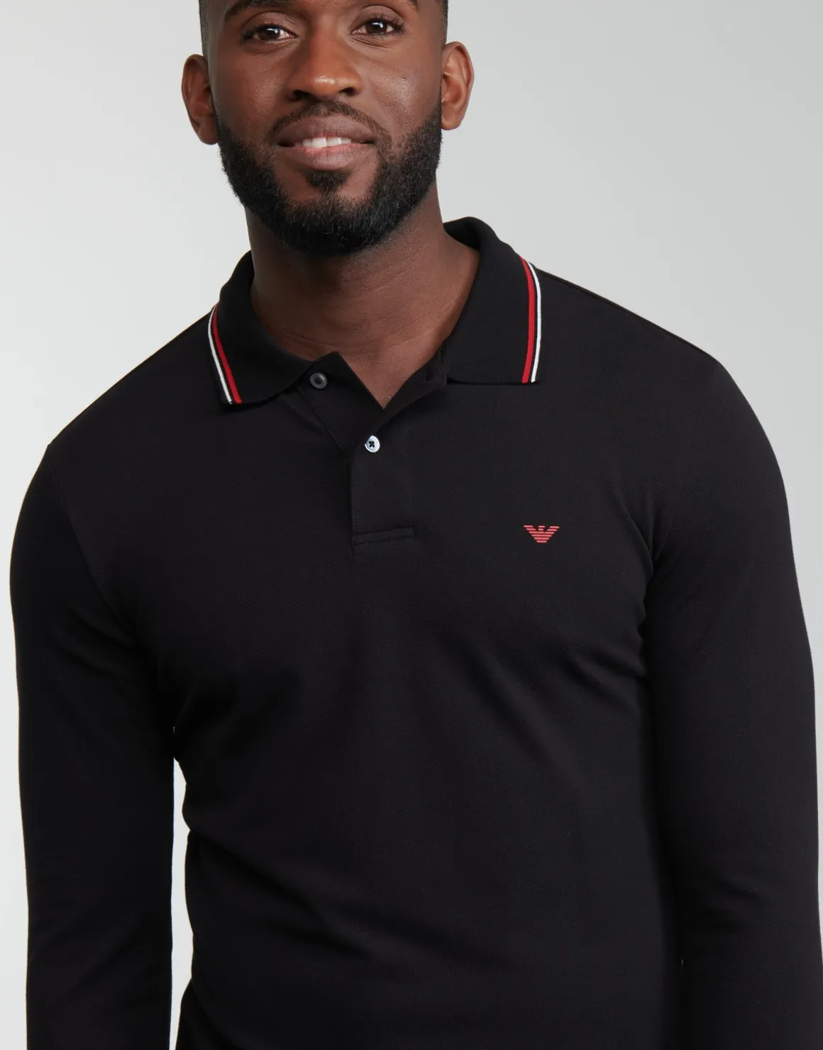 Polo-t-shirts m. lange ærmer Emporio Armani