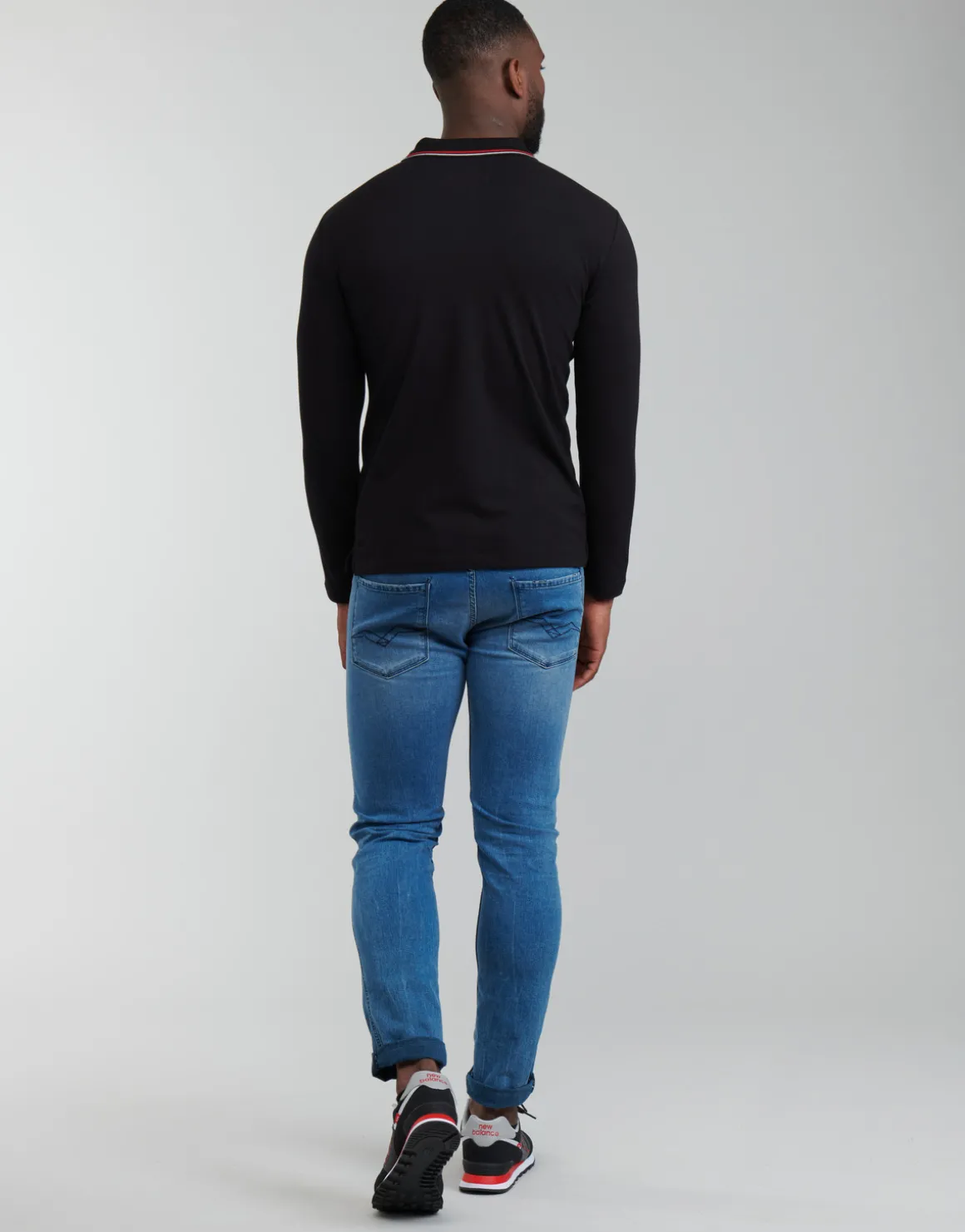 Polo-t-shirts m. lange ærmer Emporio Armani