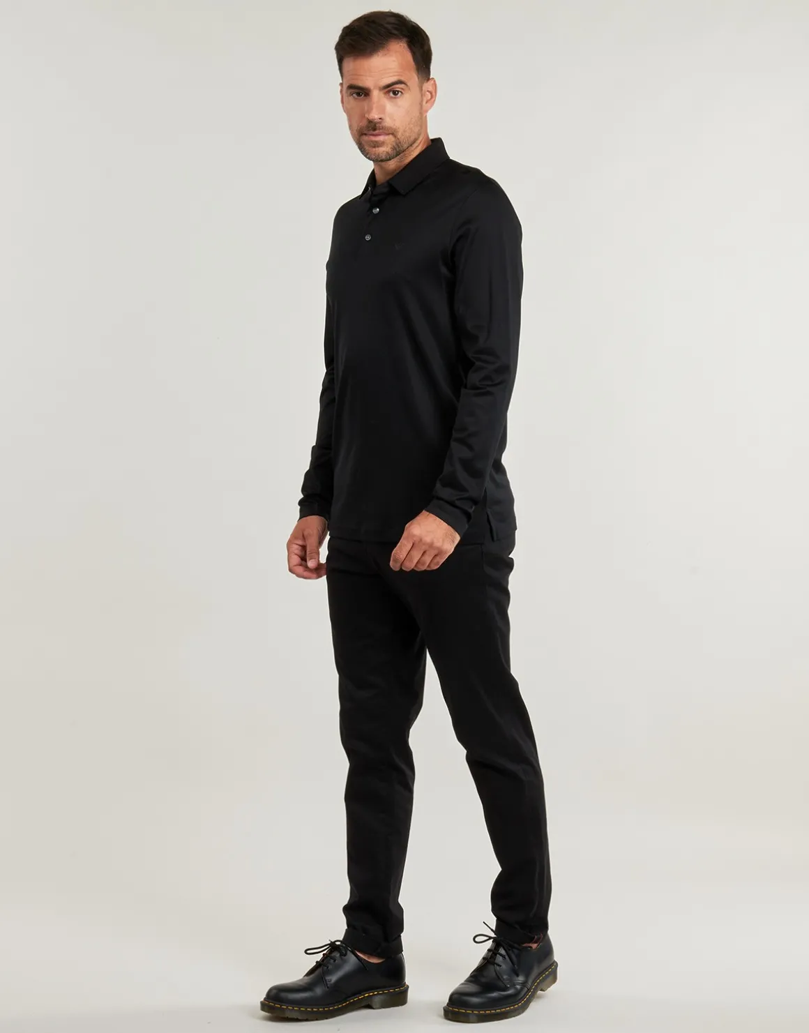 Polo-t-shirts m. lange ærmer Emporio Armani