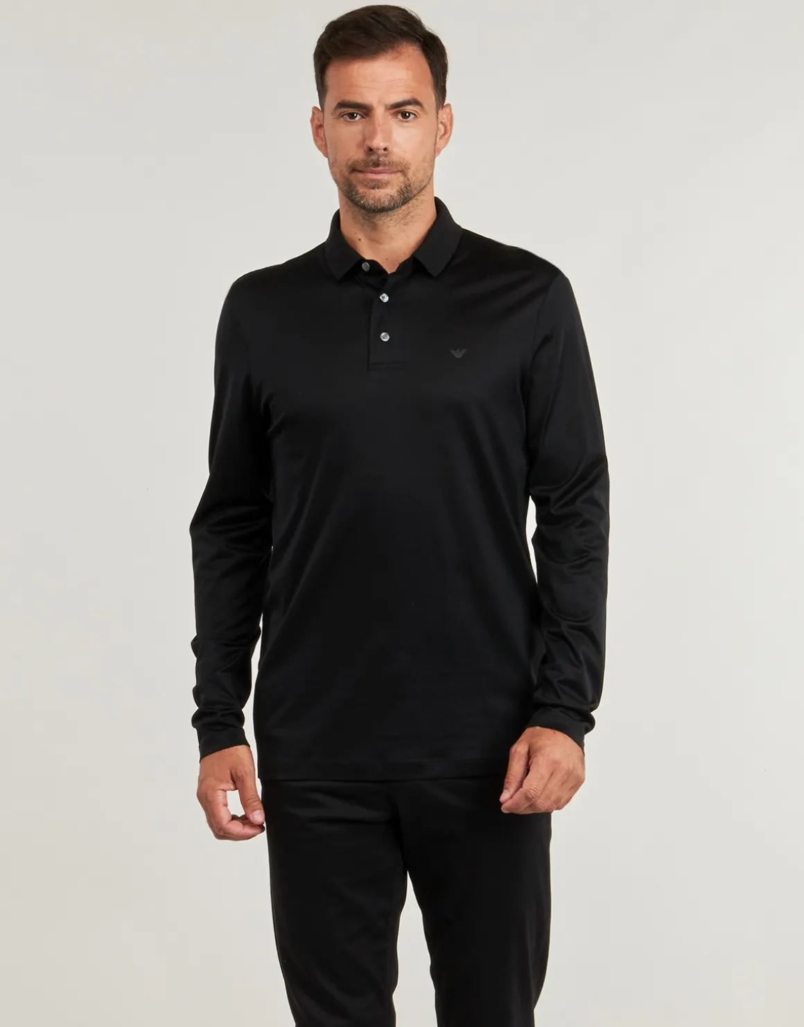 Polo-t-shirts m. lange ærmer Emporio Armani