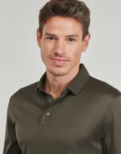 Polo-t-shirts m. lange ærmer Emporio Armani