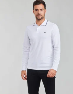 Polo-t-shirts m. lange ærmer Emporio Armani