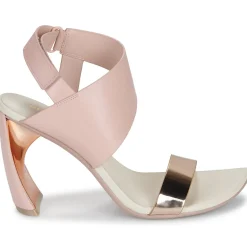 Sandaler med hæl United nude